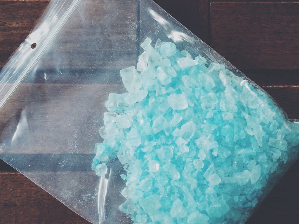 Blue crystal meth for sale